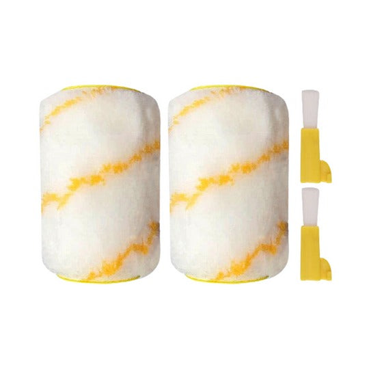 "Ergonomic corner edge paint roller with precision guide for crisp lines, featuring a comfortable handle for DIY painting."