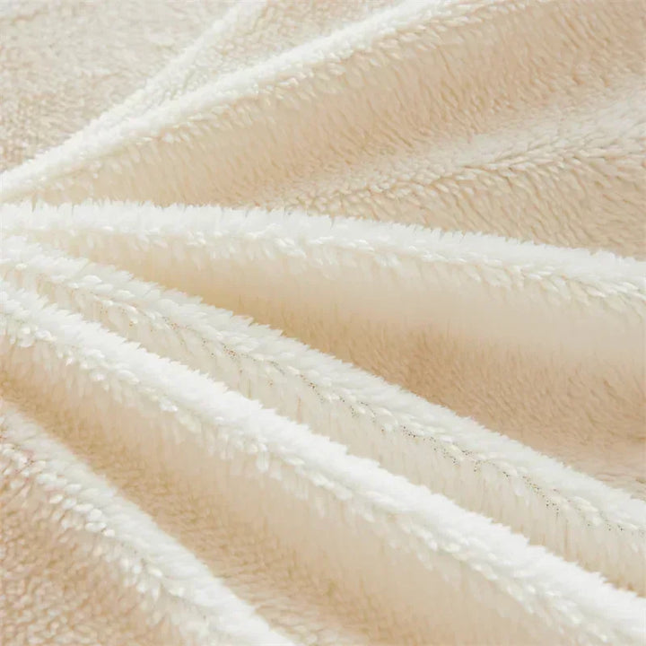 "Extra thick plaid weighted blanket on bed, ultra-soft for winter warmth, home decor, cozy and stylish design"