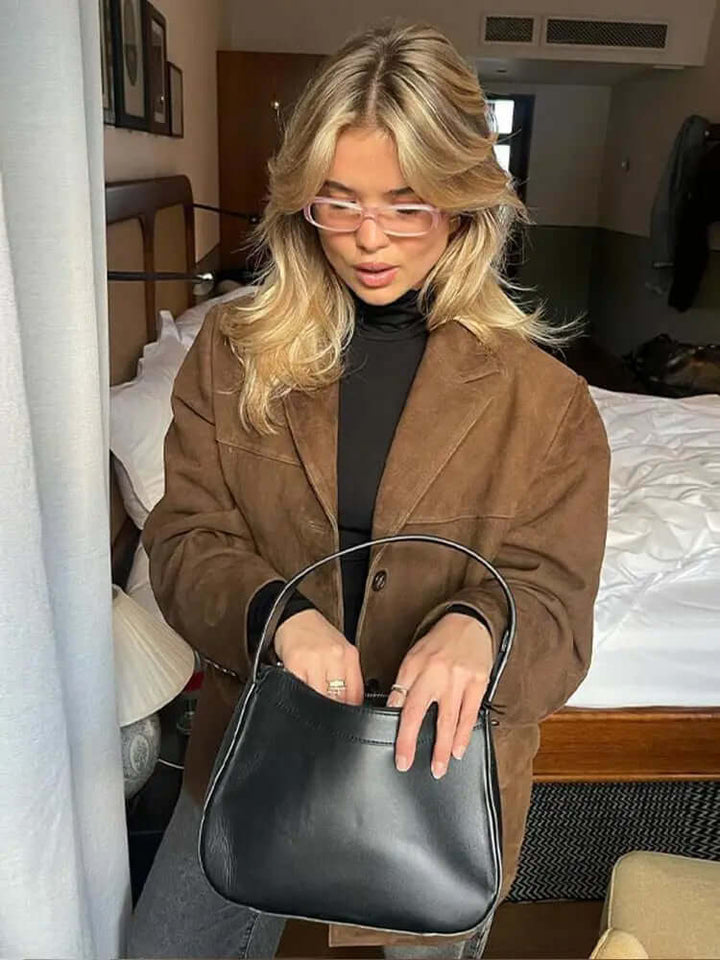 Suede Jacket Classic Brown Jacket