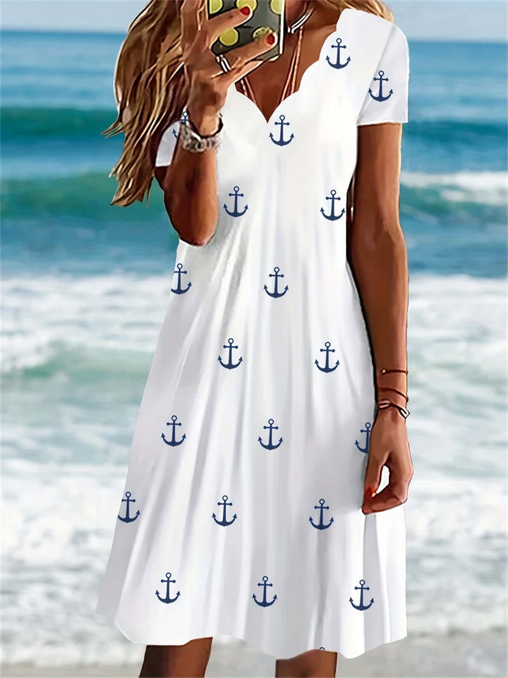 Floral Print Midi Dress for Women