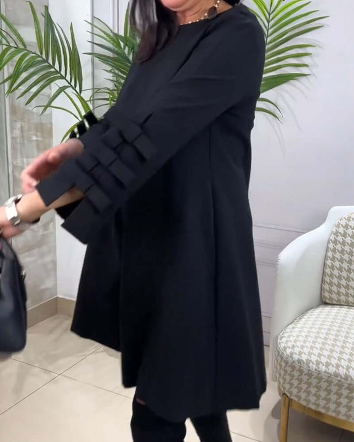 Women's Casual Long-Sleeve Stretch Dress