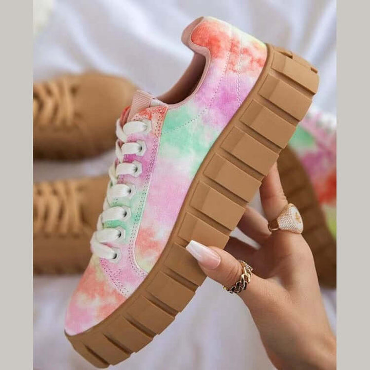 Lightweight Lace-Up Trainer Shoes for Women