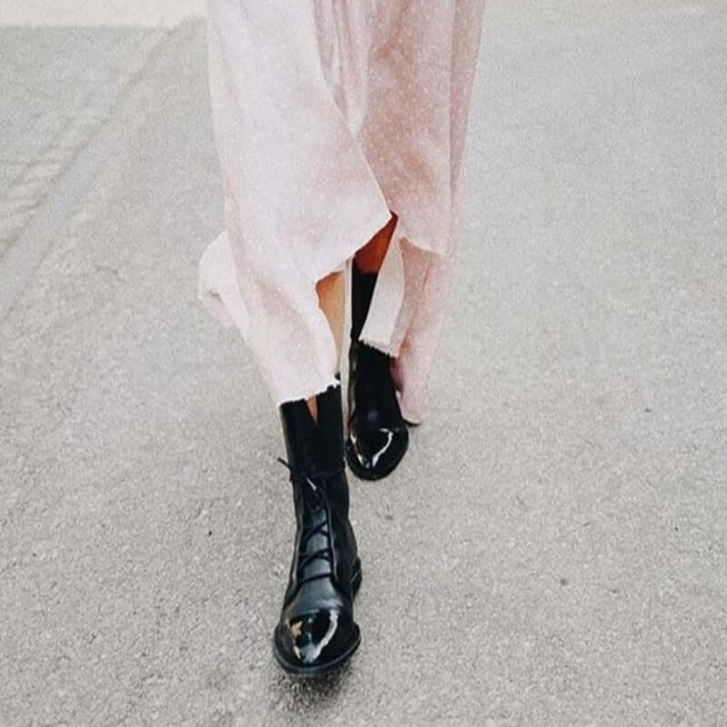 Women's Pointed Vegan Leather Ankle Boots