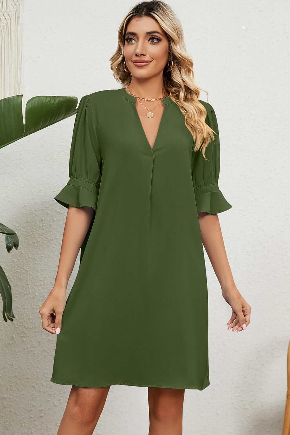 Women's Casual Summer Dress - Slim Fit