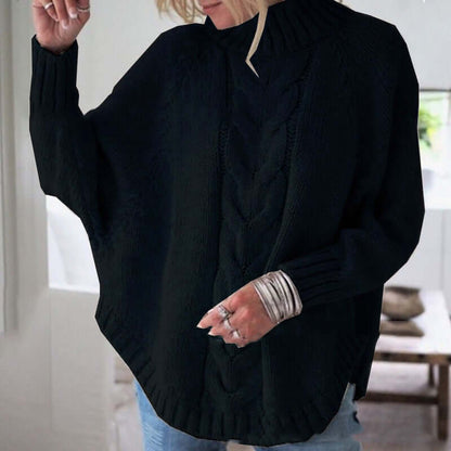 Women's Oversized Batwing Sleeve Jumper