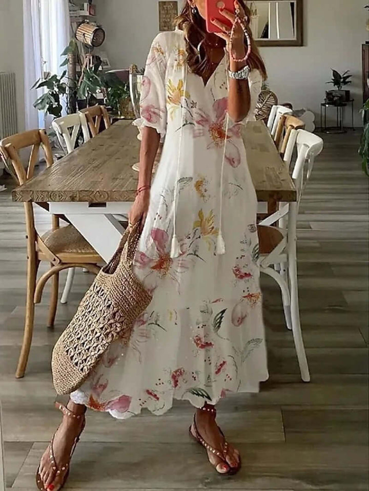 Bohemian Maxi Dress - Women's Summer Dress