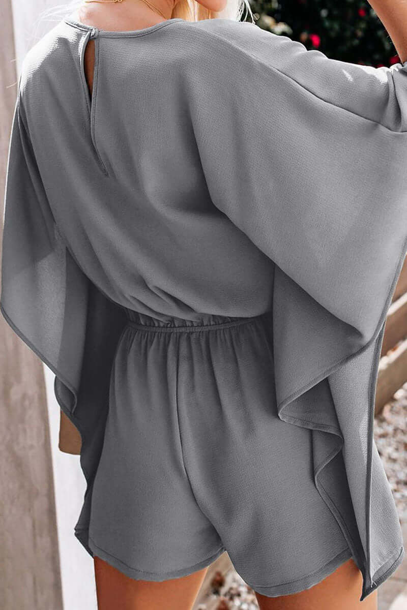 Women's V-Neck Loose Jumpsuit