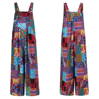 Women's Wide Leg Sleeveless Jumpsuit