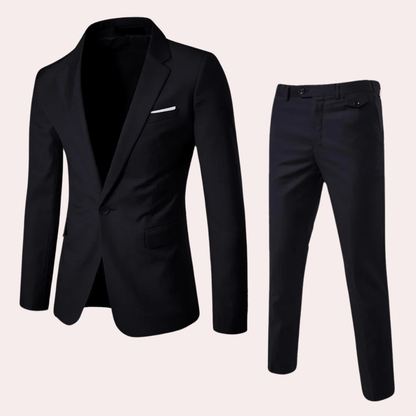 Men's Formal 2-Piece Suit - Tailored Fit