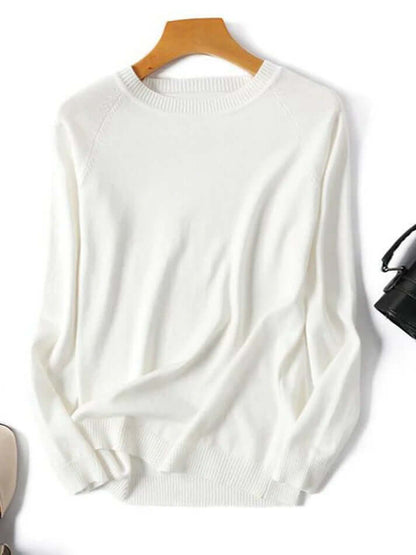 Women's Striped Knitted Pullover Sweater