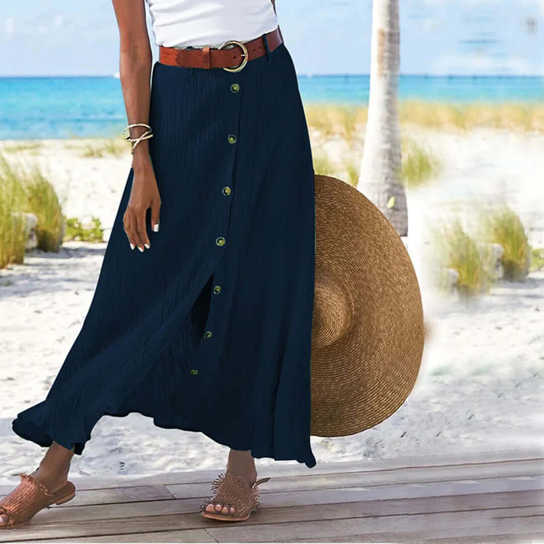 Linen Maxi skirt