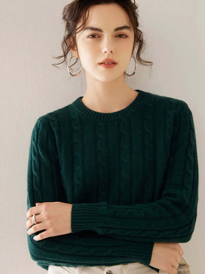 Women's Cashmere Cable Knit Jumper