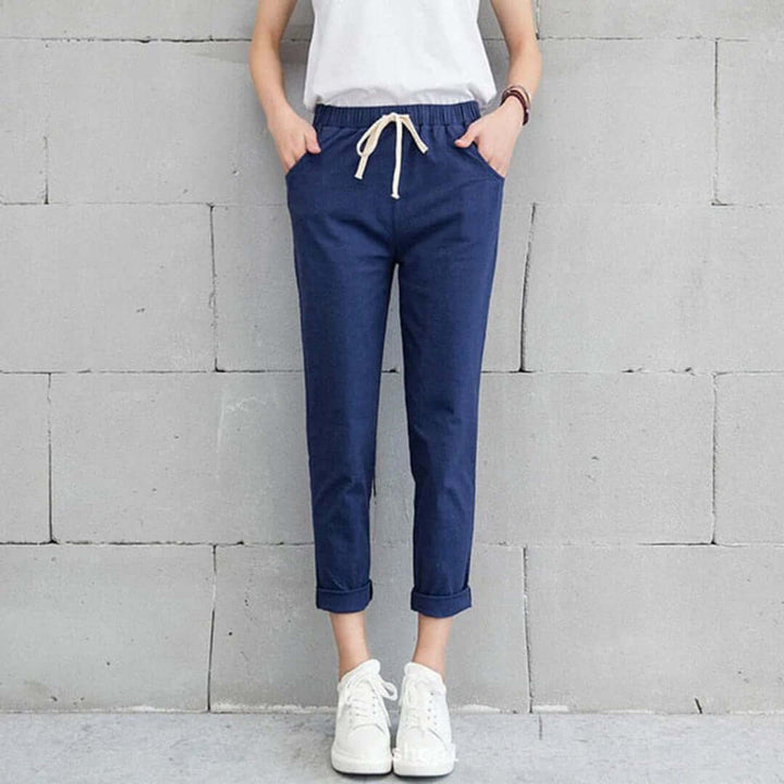 Casual Straight-Leg Trousers