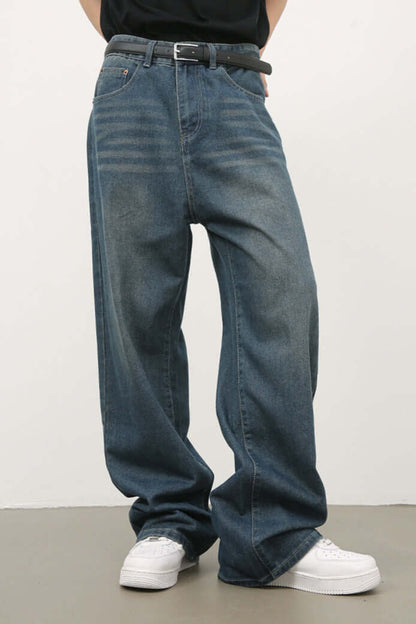 Men's Wide-Leg Jeans, Relaxed Fit