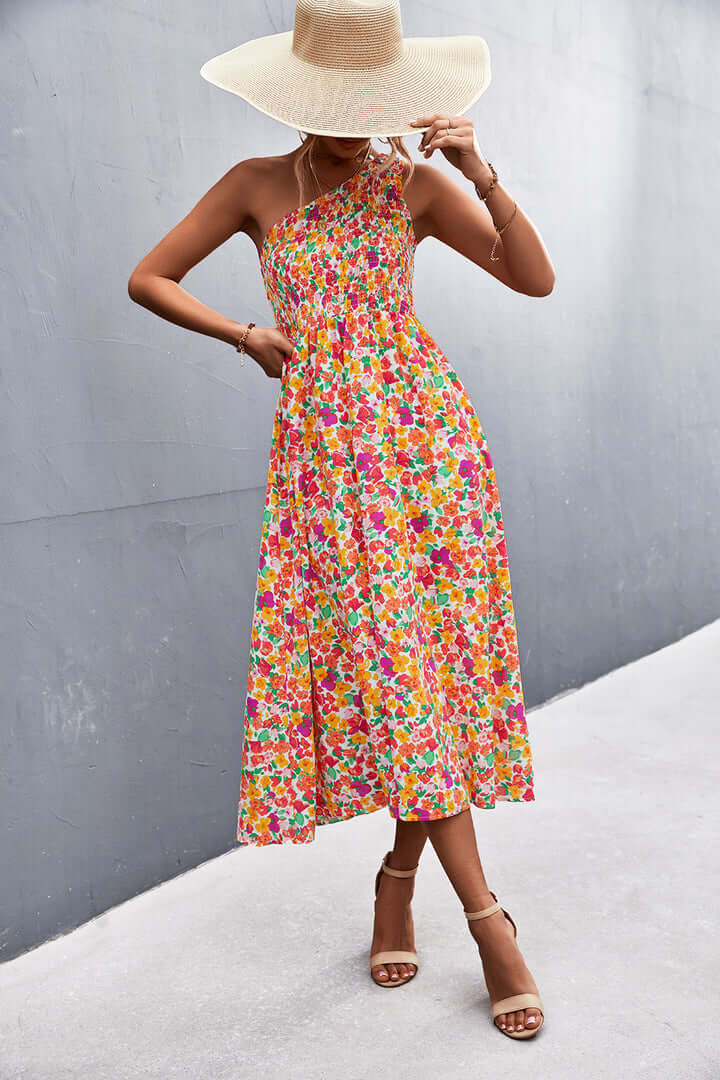 Women's Floral Off-Shoulder Dress