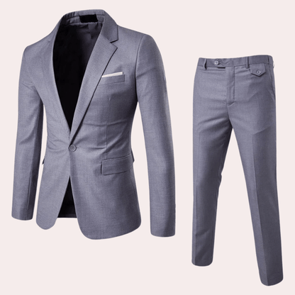 Men's Formal 2-Piece Suit - Tailored Fit