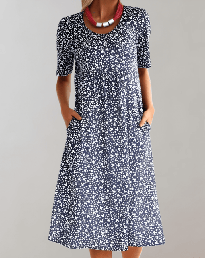 Women's Lightweight Summer V-Neck Dress