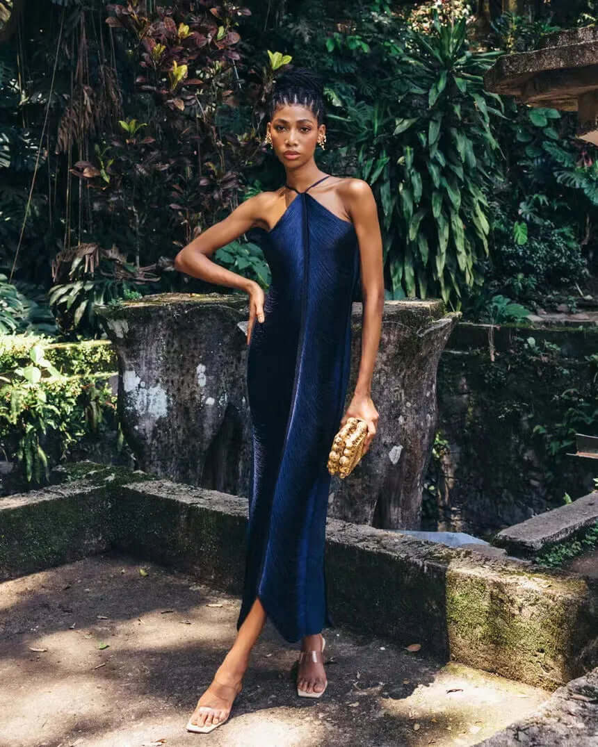 Women's Elegant Asymmetrical Fringe Summer Dress