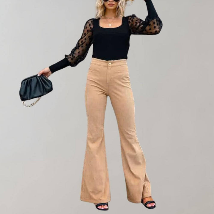 Women's High-Waisted Wide Leg Trousers