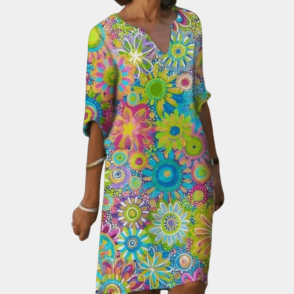 Women's Floral Midi Dress