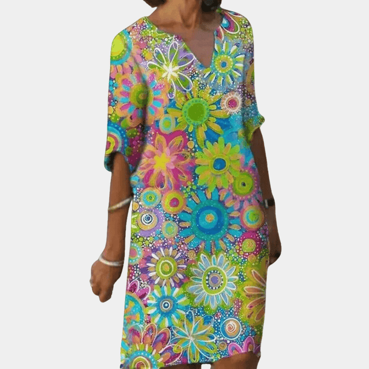 Women's Floral Midi Dress