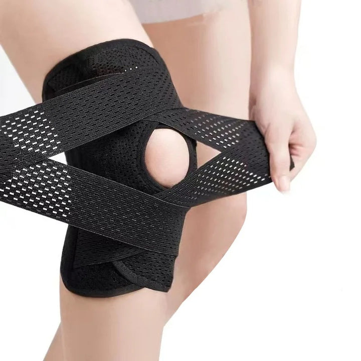 Unisex FlexGuard Knee Pads with Support Springs & Strap