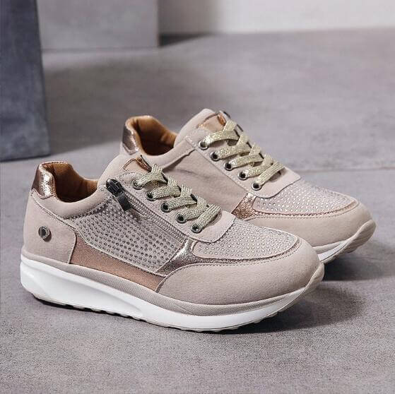 Women's Orthopedic Breathable Zipper Sneakers