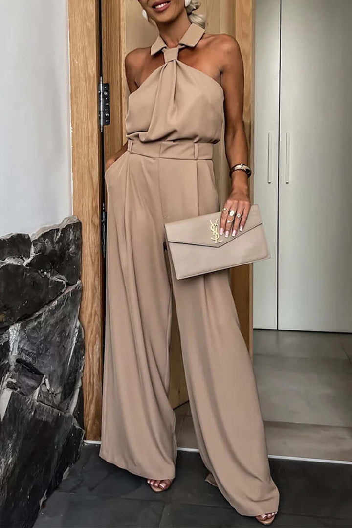 Women's Casual Loose Fit Pocket Jumpsuit