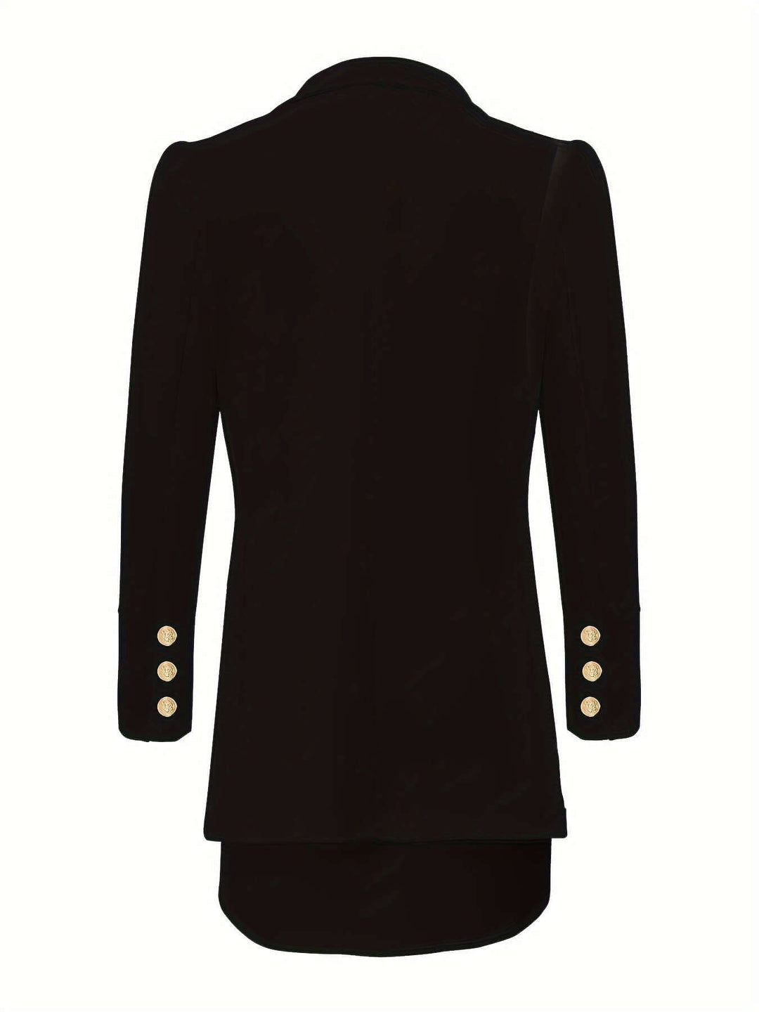 Women's Double-Breasted Blazer and Skirt Suit