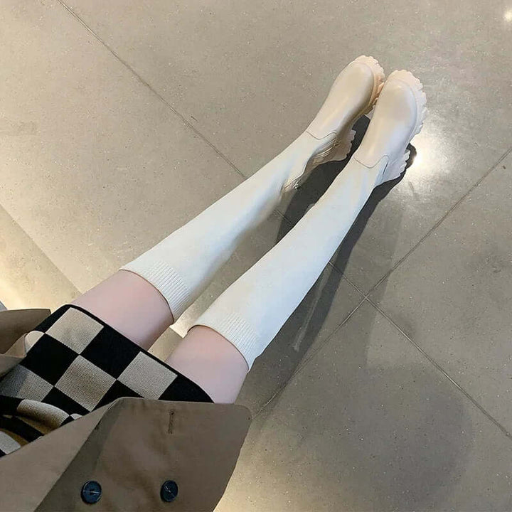 Women's Over-the-Knee Stretch Boots