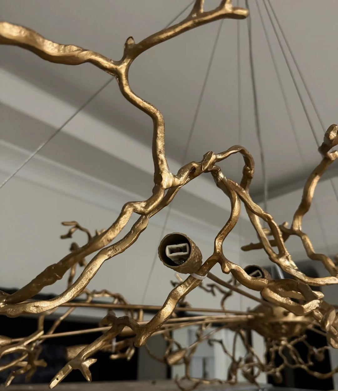 French style crystal chandelier with elegant branches and crystal detailing, perfect for luxury interiors, enhancing home déc