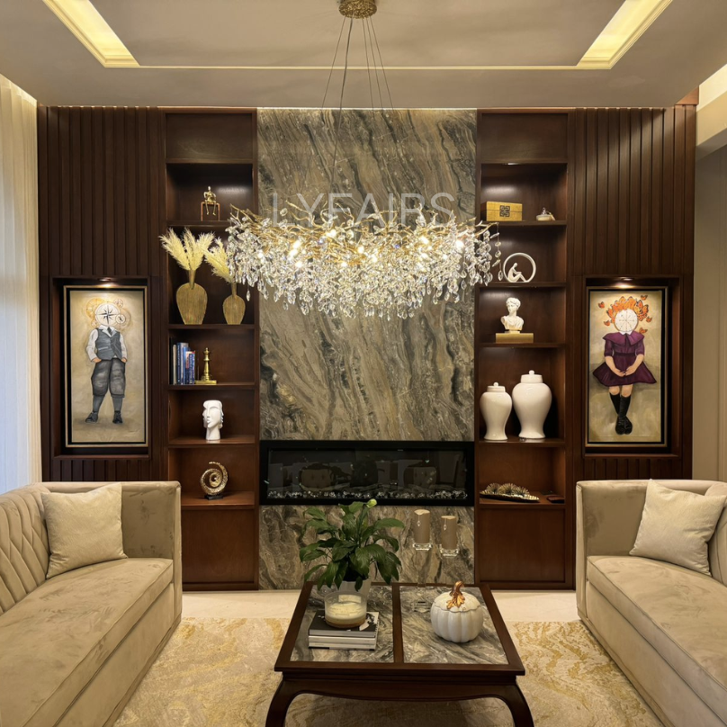 French style crystal chandelier with elegant branches and crystal detailing, perfect for luxury interiors, enhancing home déc