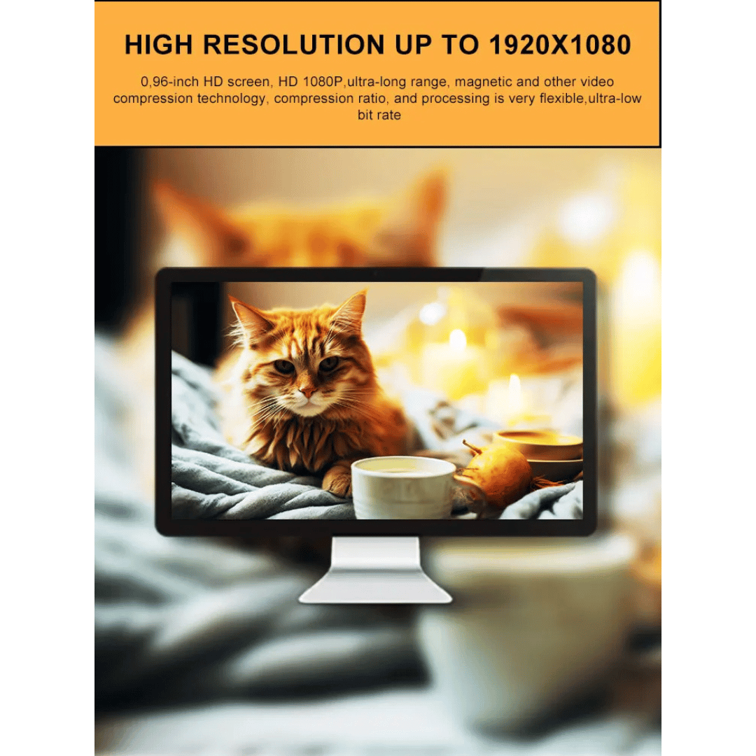 "HD Pet Collar Camera with 160° lens for dogs & cats, capturing adventures in 1080P. Lightweight, compact, easy to attach."