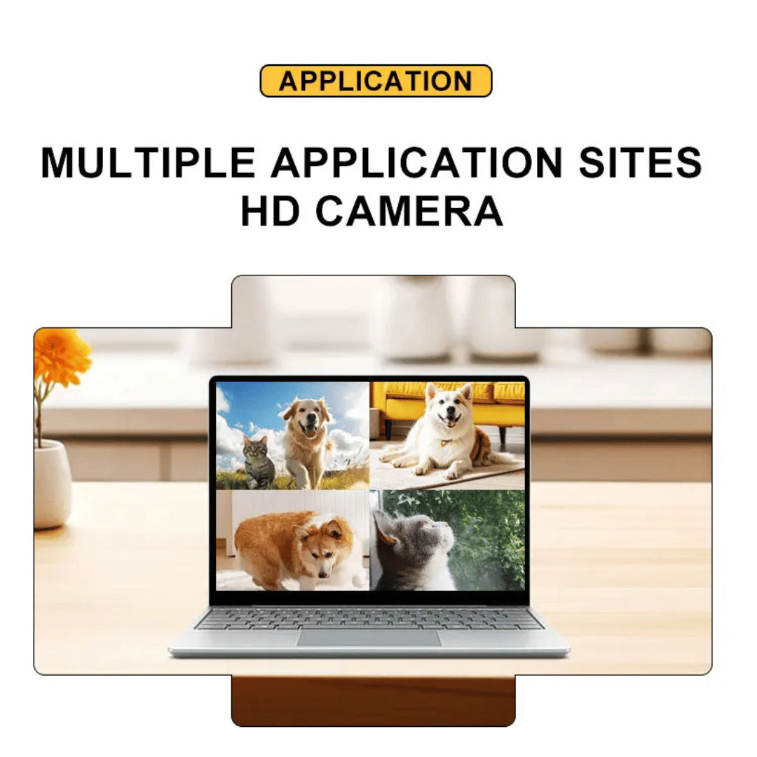 "HD Pet Collar Camera with 160° lens for dogs & cats, capturing adventures in 1080P. Lightweight, compact, easy to attach."