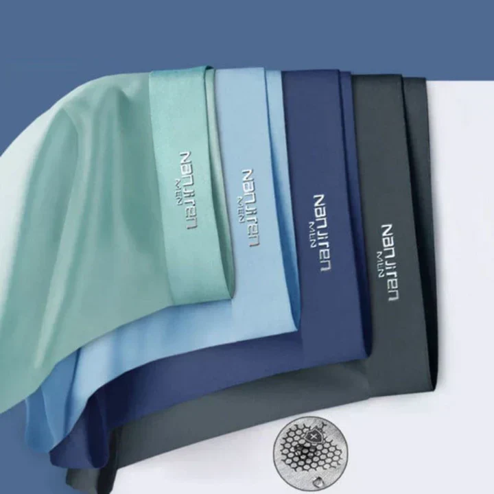 Men's Breathable Boxers 4-Pack with Moisture-Wicking Fabric