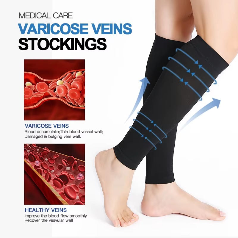 Men's ComfortFlow Calf Compression Socks for Muscle Recovery