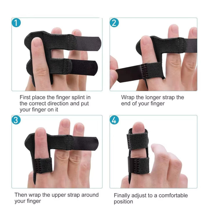 FingerEase Adjustable Finger Support Rail for Daily Comfort