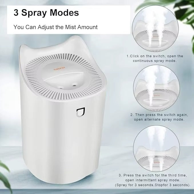 Home Humidifier - 3000ml Mist Technology for Respiratory Relief
