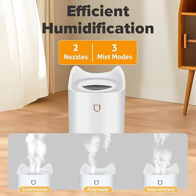 Home Humidifier - 3000ml Mist Technology for Respiratory Relief
