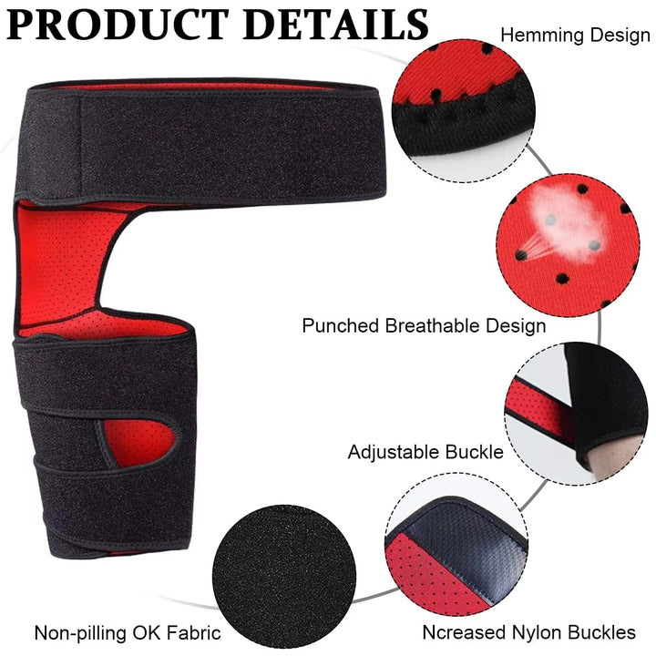 Unisex FlexiRelief Hip Brace Thigh Compression Sleeve