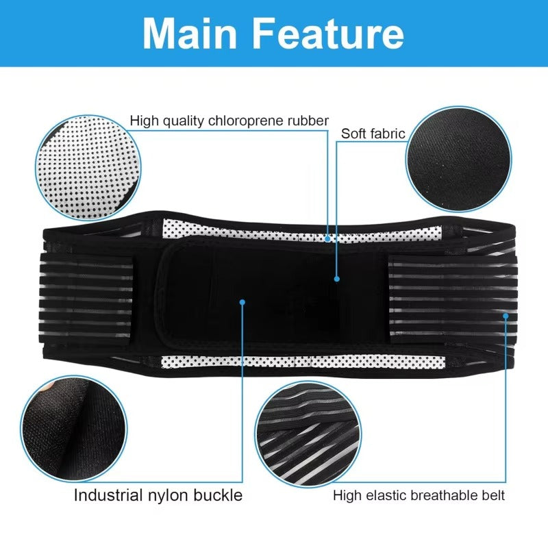 Unisex BackGuard Premium Support Belt for Back Pain Relief