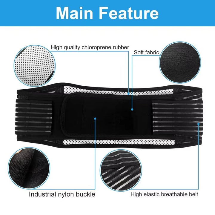 Unisex BackGuard Premium Support Belt for Back Pain Relief