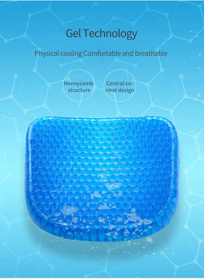 Orthopedic Gel Seat Cushion for Tailbone and Back Support