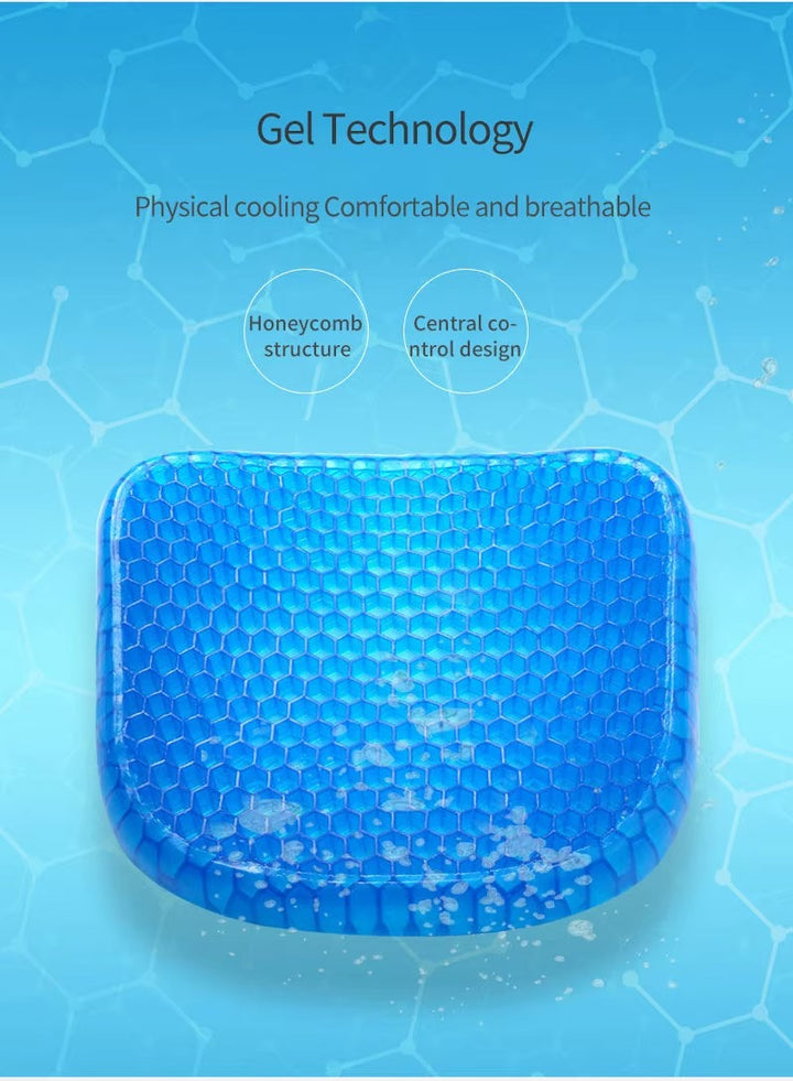 Orthopedic Gel Seat Cushion for Tailbone and Back Support