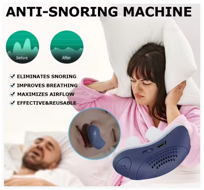 Portable Sleep Apnoea Device - Anti-Snoring Rechargeable CPAP