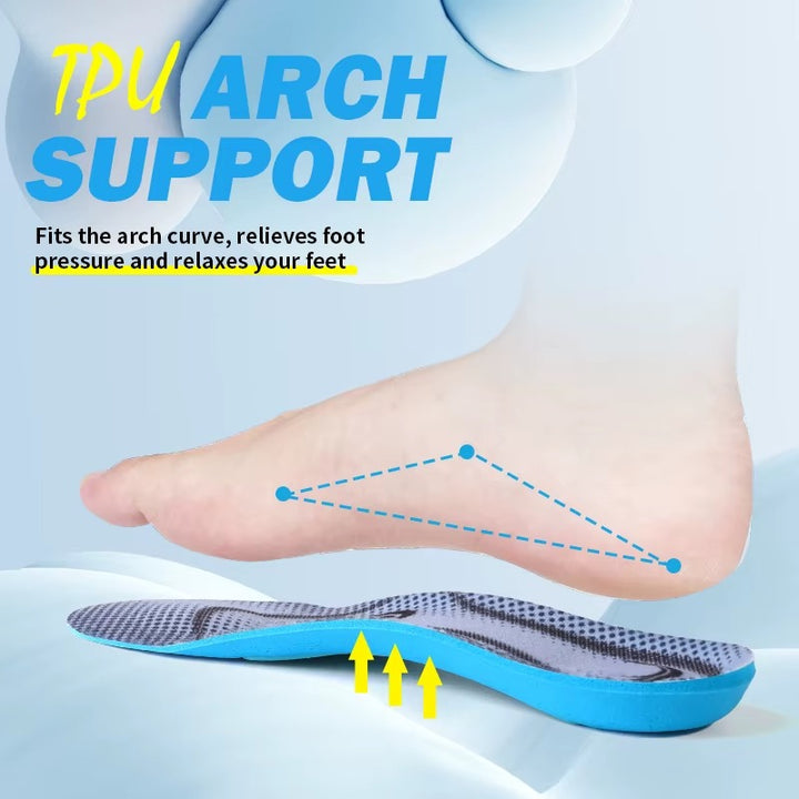 ArchEase Shoe Inserts for High Arches - Pain Relief Support