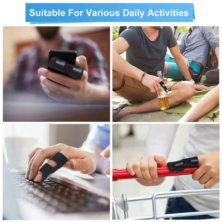 FingerEase Adjustable Finger Support Rail for Daily Comfort