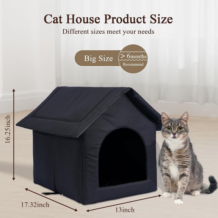 All-Season Weatherproof Outdoor Pet House for Cats and Dogs