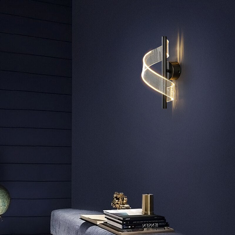Luxurious glass candelabra wall light with sleek design, perfect for enhancing elegant interiors; LED dimmable for ambiance.