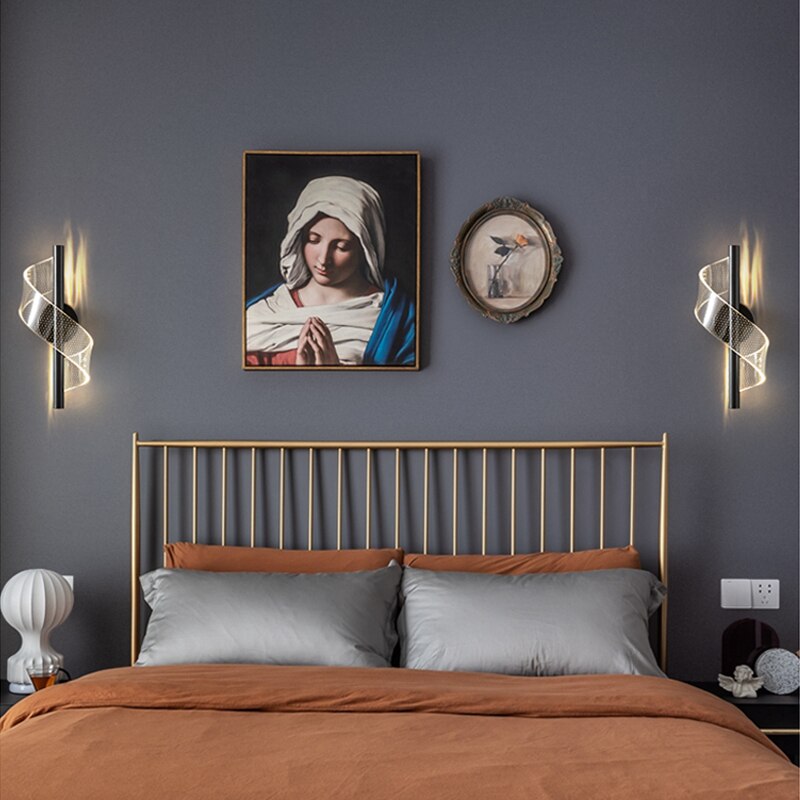 Luxurious glass candelabra wall light with sleek design, perfect for enhancing elegant interiors; LED dimmable for ambiance.